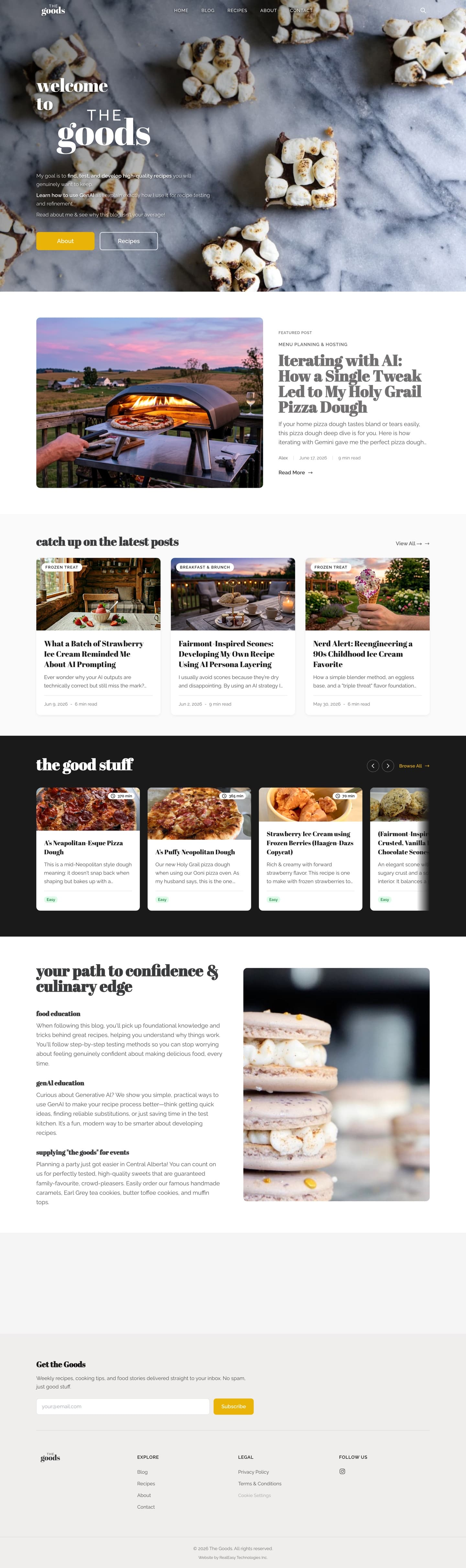 The The Goods website