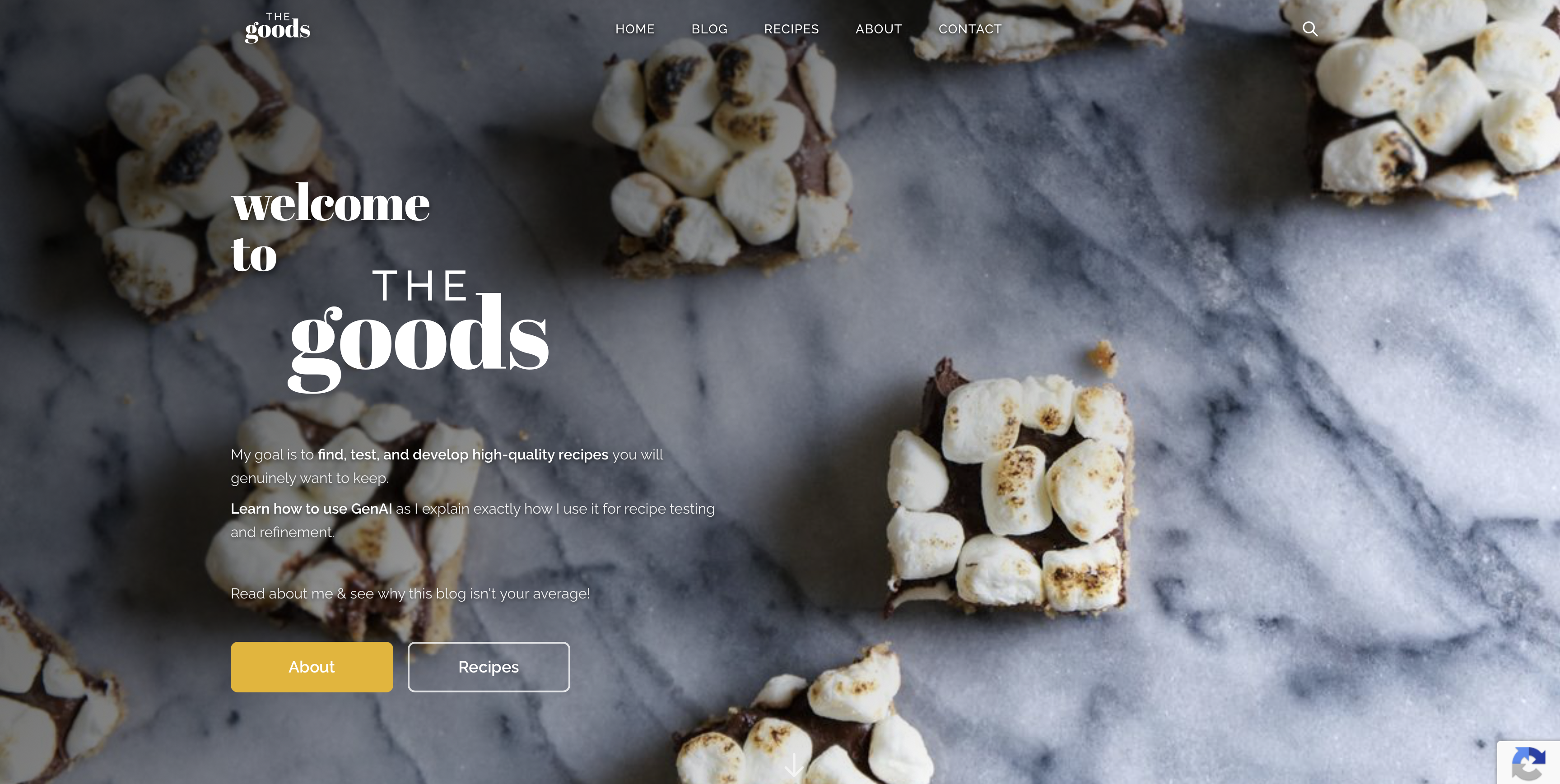 The Goods website screenshot